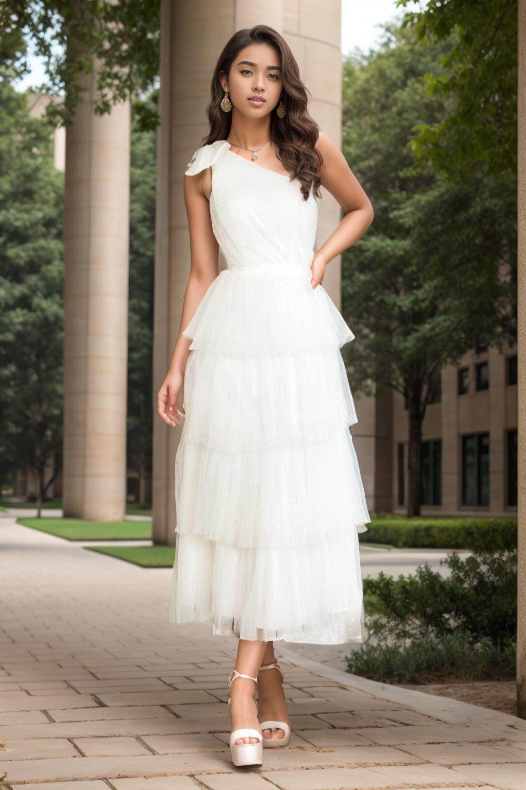 A-Line Short-Mini Tulle Graduation Dresses CS0546 - COCOMELODY